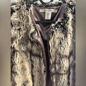 Faux Sherpa vest